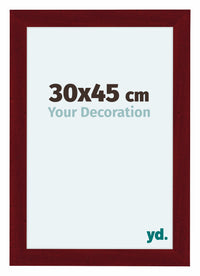 Como MDF Marco De Fotos 30x45cm Vino Tinto Barrido Parte Delantera Tamano | Yourdecoration.es