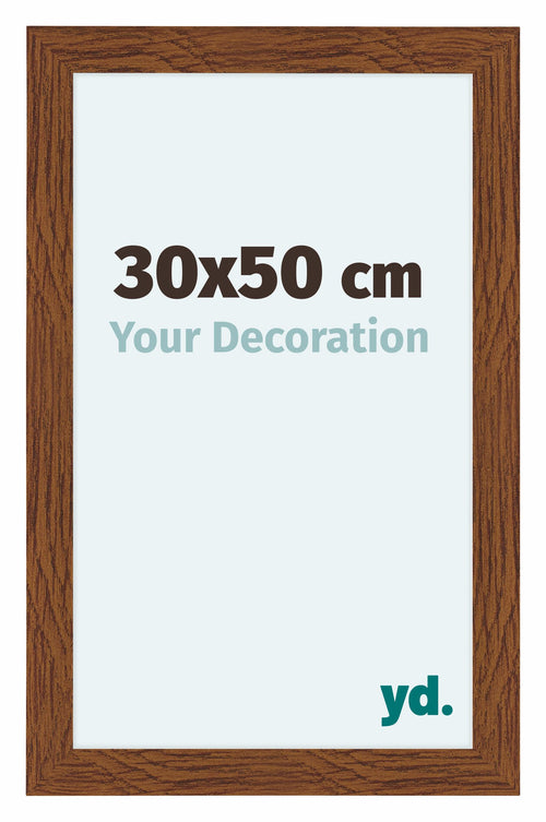 Como MDF Marco De Fotos 30x50cm Roble Rustico Parte Delantera Tamano | Yourdecoration.es