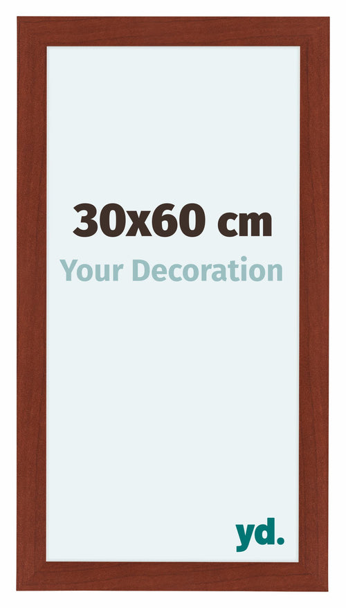 Como MDF Marco De Fotos 30x60cm Cerezas Parte Delantera Tamano | Yourdecoration.es