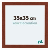 Como MDF Marco De Fotos 35x35cm Cerezas Parte Delantera Tamano | Yourdecoration.es
