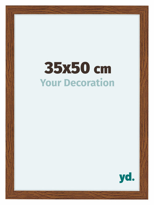 Como MDF Marco De Fotos 35x50cm Roble Rustico Parte Delantera Tamano | Yourdecoration.es