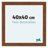 Como MDF Marco De Fotos 40x40cm Roble Rustico Parte Delantera Tamano | Yourdecoration.es