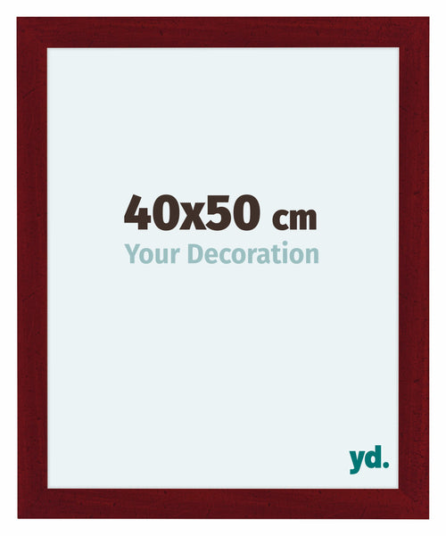 Como MDF Marco De Fotos 40x50cm Vino Tinto Barrido Parte Delantera Tamano | Yourdecoration.es