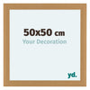 Como MDF Marco De Fotos 50x50cm Haya Parte Delantera Tamano | Yourdecoration.es