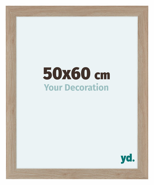 Como MDF Marco De Fotos 50x60cm Roble Claro Parte Delantera Tamano | Yourdecoration.es