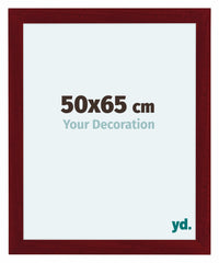 Como MDF Marco De Fotos 50x65cm Vino Tinto Barrido Parte Delantera Tamano | Yourdecoration.es
