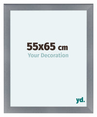 Como MDF Marco De Fotos 55x65cm Aluminio Cepillado Parte Delantera Tamano | Yourdecoration.es