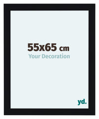 Como MDF Marco De Fotos 55x65cm Negro Muy Brillante Parte Delantera Tamano | Yourdecoration.es