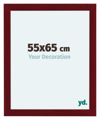 Como MDF Marco De Fotos 55x65cm Vino Tinto Barrido Parte Delantera Tamano | Yourdecoration.es