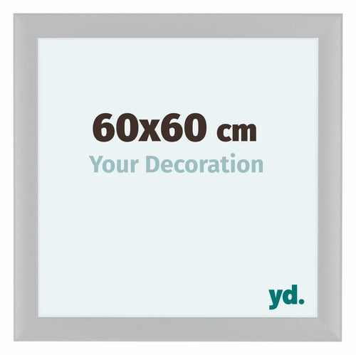 Como MDF Marco De Fotos 60x60cm Blanco Muy Brillante Parte Delantera Tamano | Yourdecoration.es