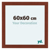 Como MDF Marco De Fotos 60x60cm Cerezas Parte Delantera Tamano | Yourdecoration.es