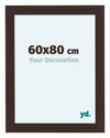 Como MDF Marco De Fotos 60x80cm Roble Oscuro Parte Delantera Tamano | Yourdecoration.es