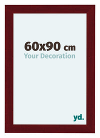 Como MDF Marco De Fotos 60x90cm Vino Tinto Barrido Parte Delantera Tamano | Yourdecoration.es