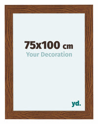 Como MDF Marco De Fotos 75x100cm Roble Rustico Parte Delantera Tamano | Yourdecoration.es