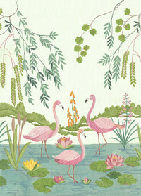 Komar Fotomural Tejido No Tejido Iax4 0044 Flamingo Vibes | Yourdecoration.es