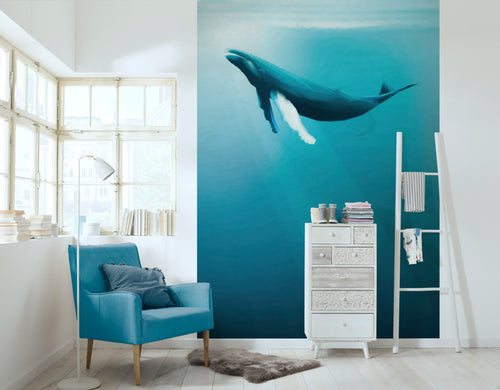 Komar Fotomural Tejido No Tejido Iax4 0045 Artsy Humpback Whale Interieur | Yourdecoration.es