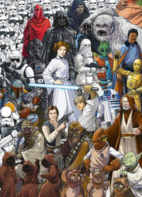 Komar Star Wars Classic Cartoon Collage Fotomural 184x254cm 4 Partes | Yourdecoration.es