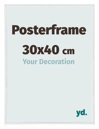 Marco de Poster 30x40cm Blanco Muy Brillante Plastico Paris Tamano | Yourdecoration.es