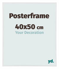 Marco de Poster 40x50cm Blanco Muy Brillante Plastico Paris Tamano | Yourdecoration.es