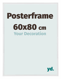 Marco de Poster 60x80cm Blanco Muy Brillante Plastico Paris Tamano | Yourdecoration.es