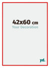 New York Aluminio Marco de Fotos 42x60cm Ferrari Rojo Parte delantera Tamano | Yourdecoration.es
