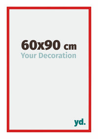 New York Aluminio Marco de Fotos 60x90cm Ferrari Rojo Parte delantera Tamano | Yourdecoration.es