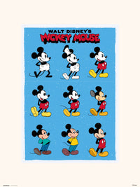 Grupo Erik Disney Mickey Mouse Evol Reproducción de arte 30X40cm | Yourdecoration.es