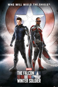 Póster Falcon And the Winter Soldier Wield the Shielmaxi Póster 61x91 5cm Pyramid PP34760 | Yourdecoration.es