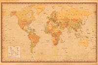 Póster Harper Collins Antique World Map 21 91 5x61cm Abystyle GBYDCO485 | Yourdecoration.es