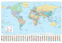 Póster Harper Collins World Map 21 91 5x61cm Abystyle GBYDCO484 | Yourdecoration.es