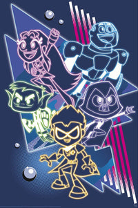 Póster Teen Titans Neon Titans 61x91 5cm Abystyle GBYDCO416 | Yourdecoration.es