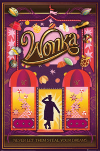 Póster Wonka Never Let Them Steal Your Dreams 61x91 5cm Pyramid PP35137 | Yourdecoration.es