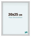 Virginia Aluminio Marco De Fotos 20x25cm Blanco Parte Delantera Tamano | Yourdecoration.es