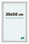Virginia Aluminio Marco De Fotos 30x50cm Blanco Parte Delantera Tamano | Yourdecoration.es