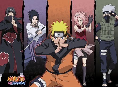 Naruto Shippuden Shippuden Group Nr 1 Póster 52X38cm | Yourdecoration.es