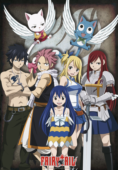 Fairy Tail Group Póster 61X91 5cm | Yourdecoration.es