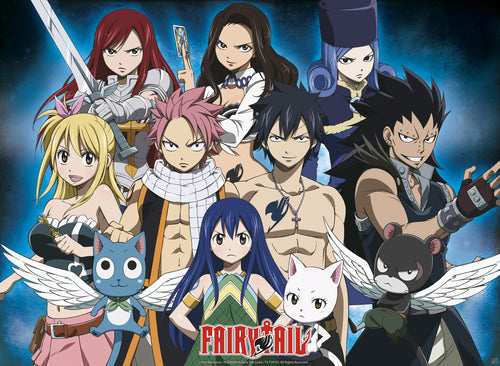 Fairy Tail Group 2 Póster 52X38cm | Yourdecoration.es