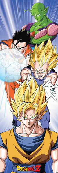 Abystyle Abydco448 Dragon Ball Saiyans Póster 53x158cm | Yourdecoration.es