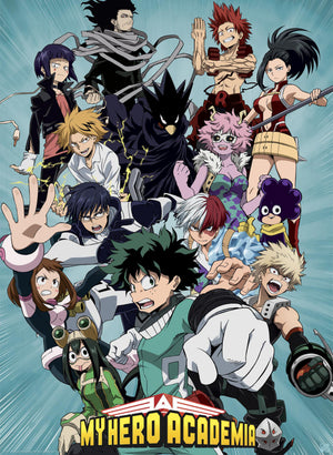 My Hero Academia Heroes Póster 38X52cm | Yourdecoration.es