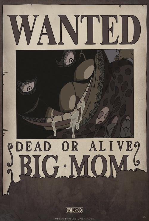 One Piece Wanted Big Mom Póster 35X52cm | Yourdecoration.es