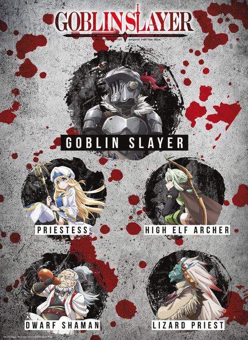 Goblin Slayer Characters Póster 38X52cm | Yourdecoration.es
