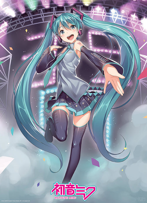Abystyle ABYDCO717 Hatsune Miku Stage Póster 38x52cm | Yourdecoration.es
