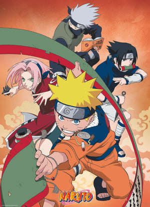 Naruto Team 7 Póster 38X52cm | Yourdecoration.es
