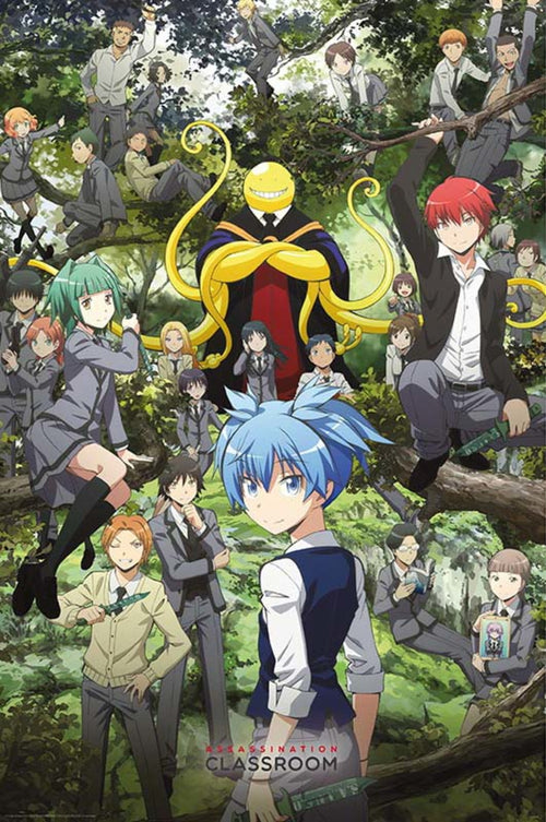 ABYstyle Assassination Classroom Forest Group Póster 61x91,5cm | Yourdecoration.es