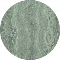 d1 008 komar green marble Fotomural Tejido No Tejido 125x125cm Redondo | Yourdecoration.es
