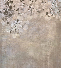 dimex beige leaves abstract Fotomural Tejido No Tejido 225x250cm 3 Tiras | Yourdecoration.es