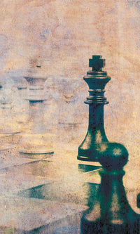 dimex chess abstract Fotomural Tejido No Tejido 150x250cm 2 Tiras | Yourdecoration.es