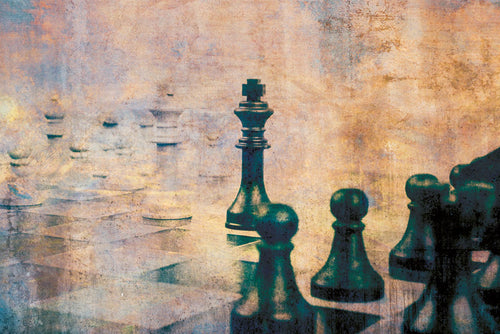 dimex chess abstract Fotomural Tejido No Tejido 375x250cm 5 Tiras | Yourdecoration.es