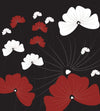 dimex flowers on black Fotomural Tejido No Tejido 225x250cm 3 Tiras 1d24721c bfa6 4470 a344 ba7839242dcf | Yourdecoration.es