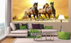 dimex horses in sunset Fotomural Tejido No Tejido 375x150cm 5 Tiras Ambiente | Yourdecoration.es